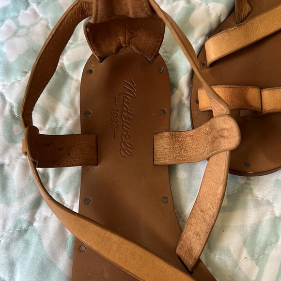 Strappy Leather Madewell Sandals - Picture 2 of 5